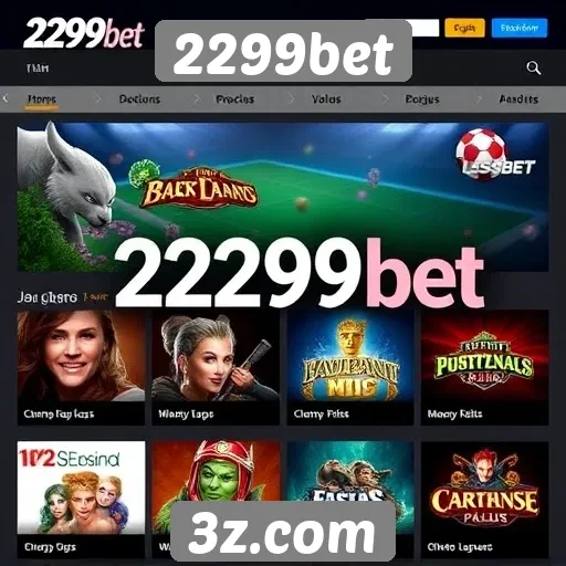 Opções de jogos disponíveis no 2299bet